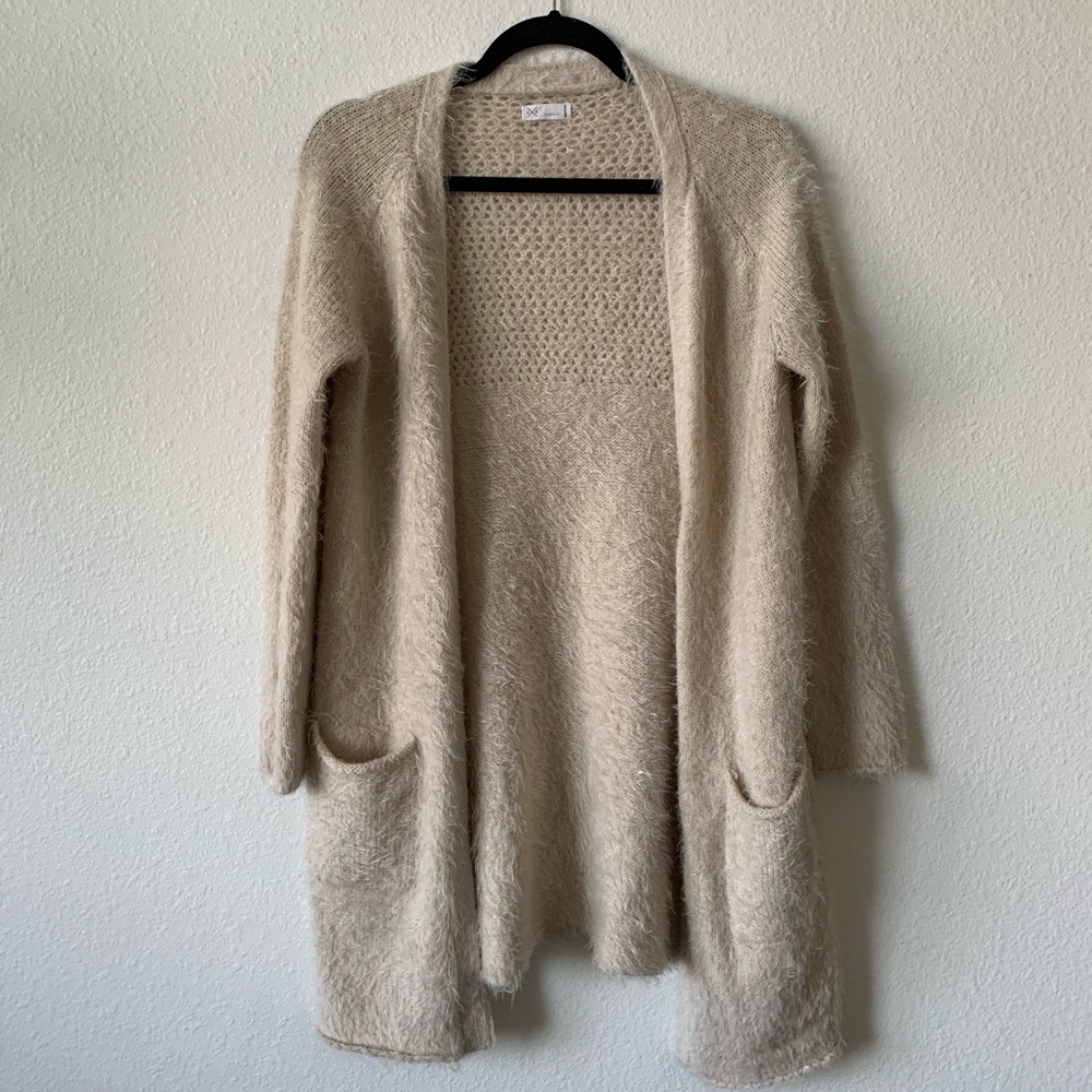 Gentle Fawn Tan Eyelash Cozy Cardigan